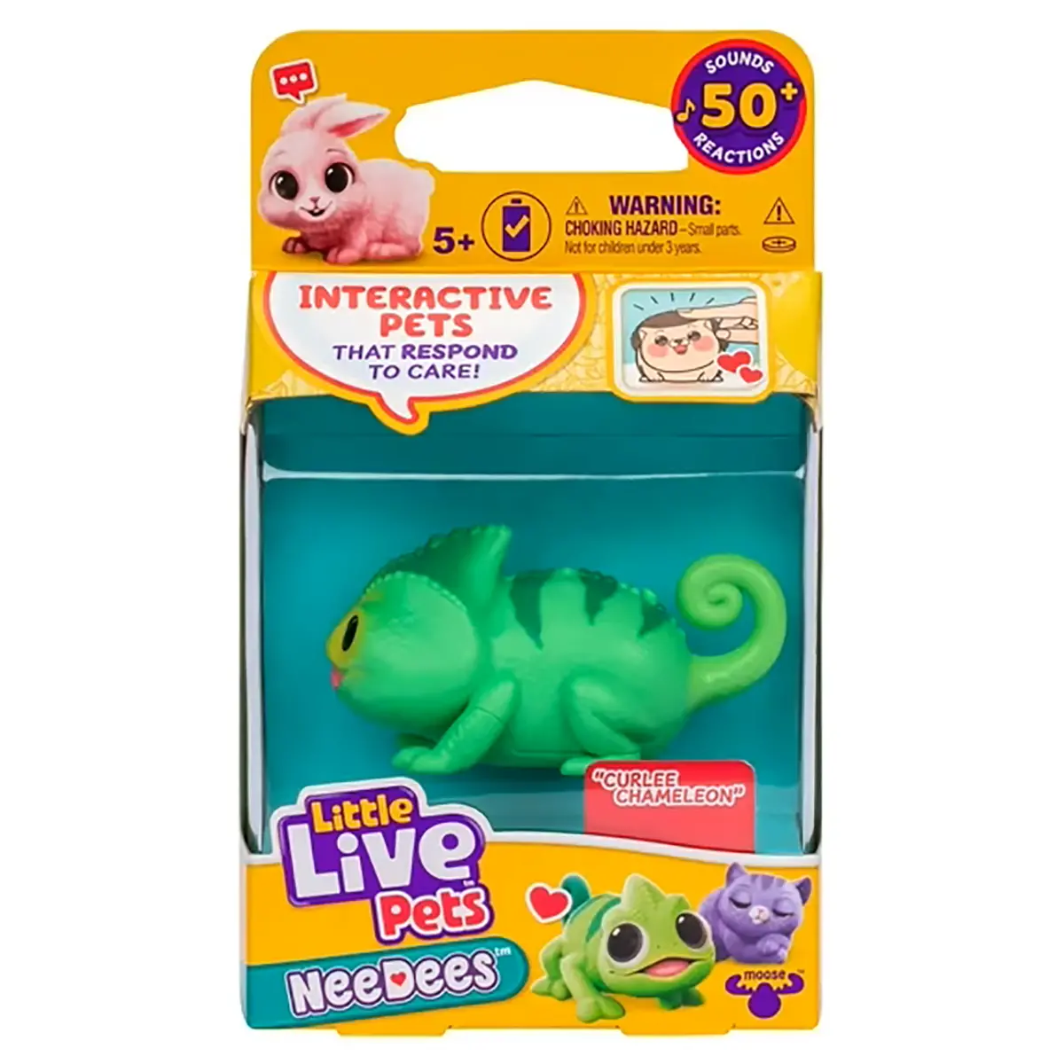 Little Live Pets Needees Curlee Chameleon Interactive Pet 1