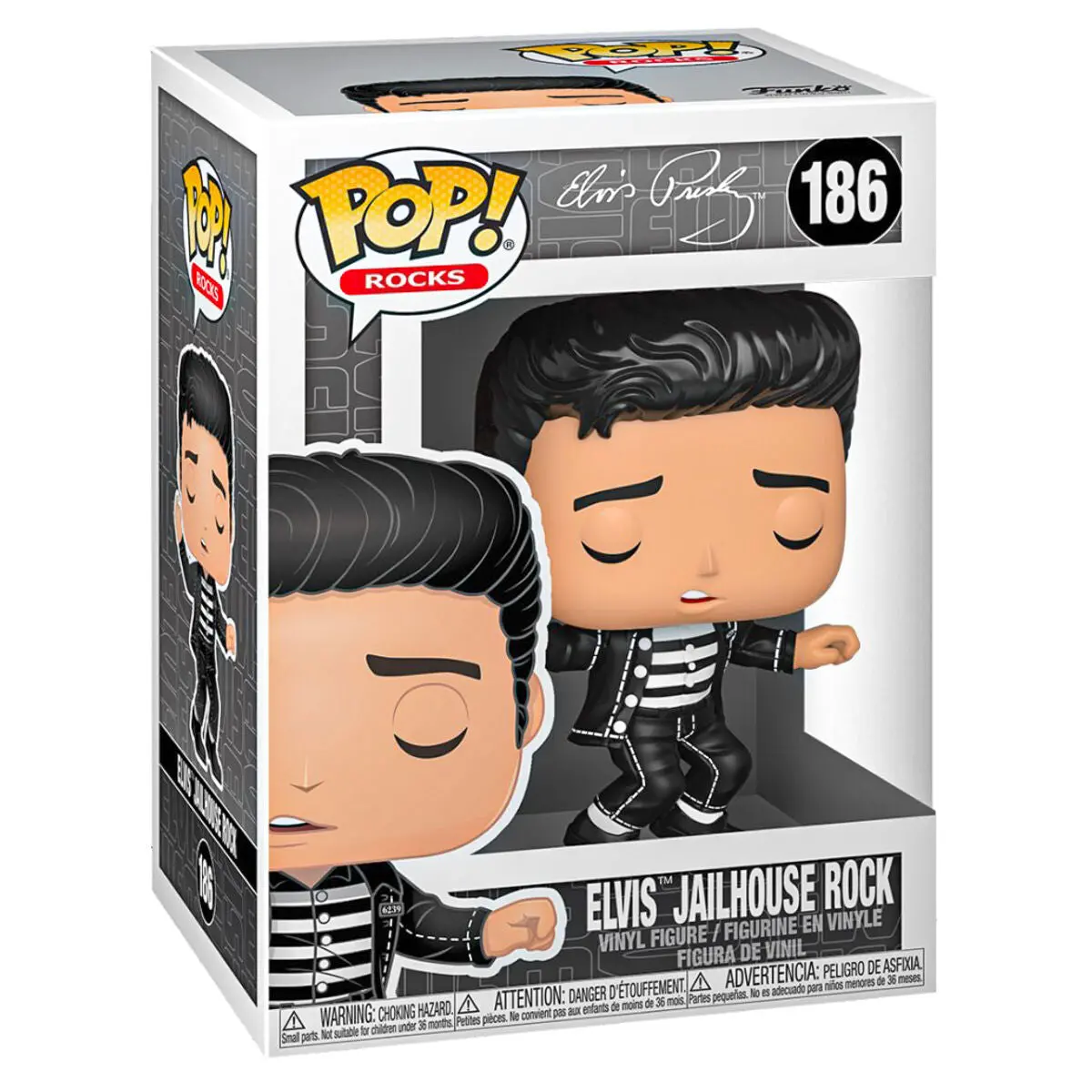 Funko Pop! Rocks: Elvis Jailhouse Rock Vinyl Figure #186 1