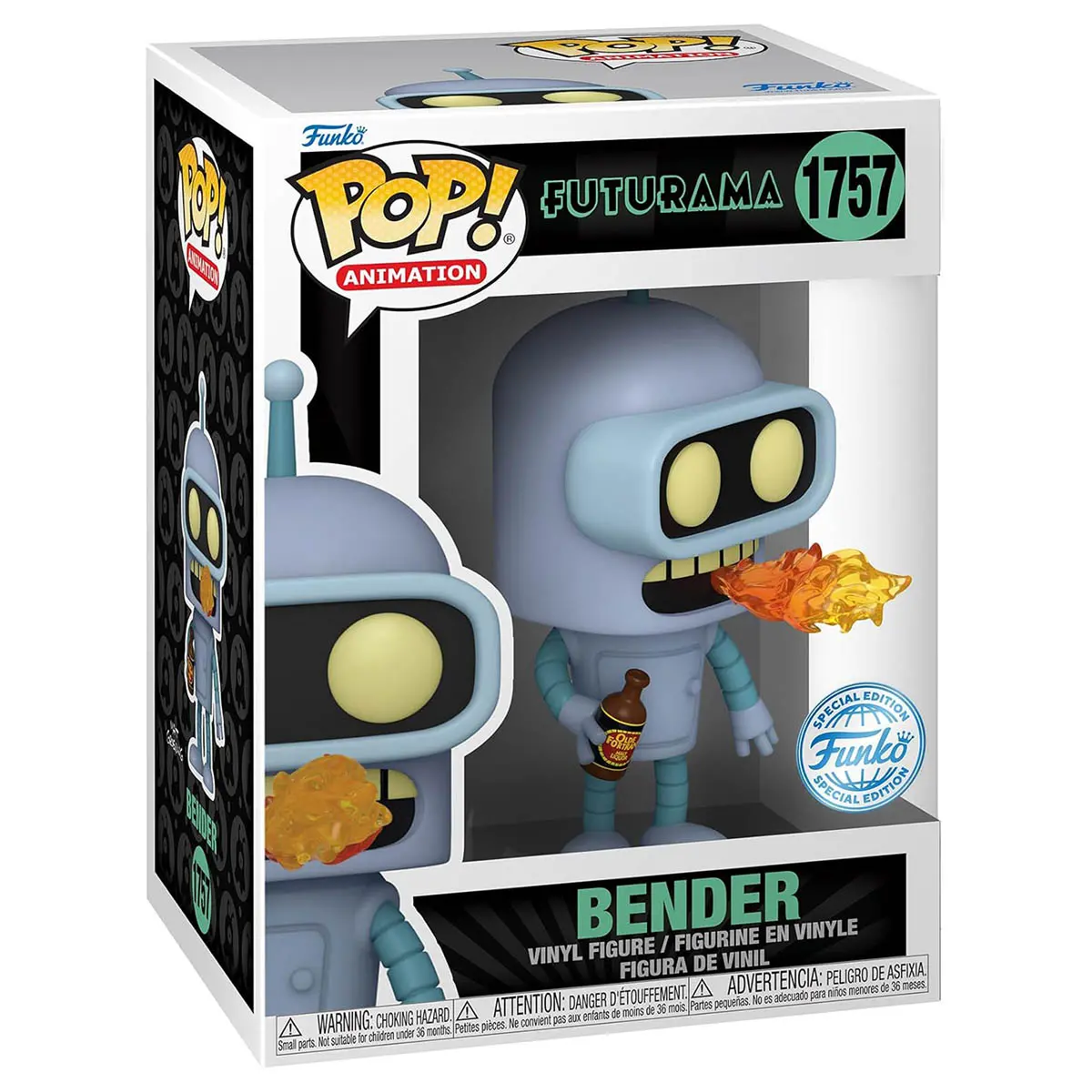 Funko Pop! Television: Futurama S4: Bender Vinyl Figure #1757 1