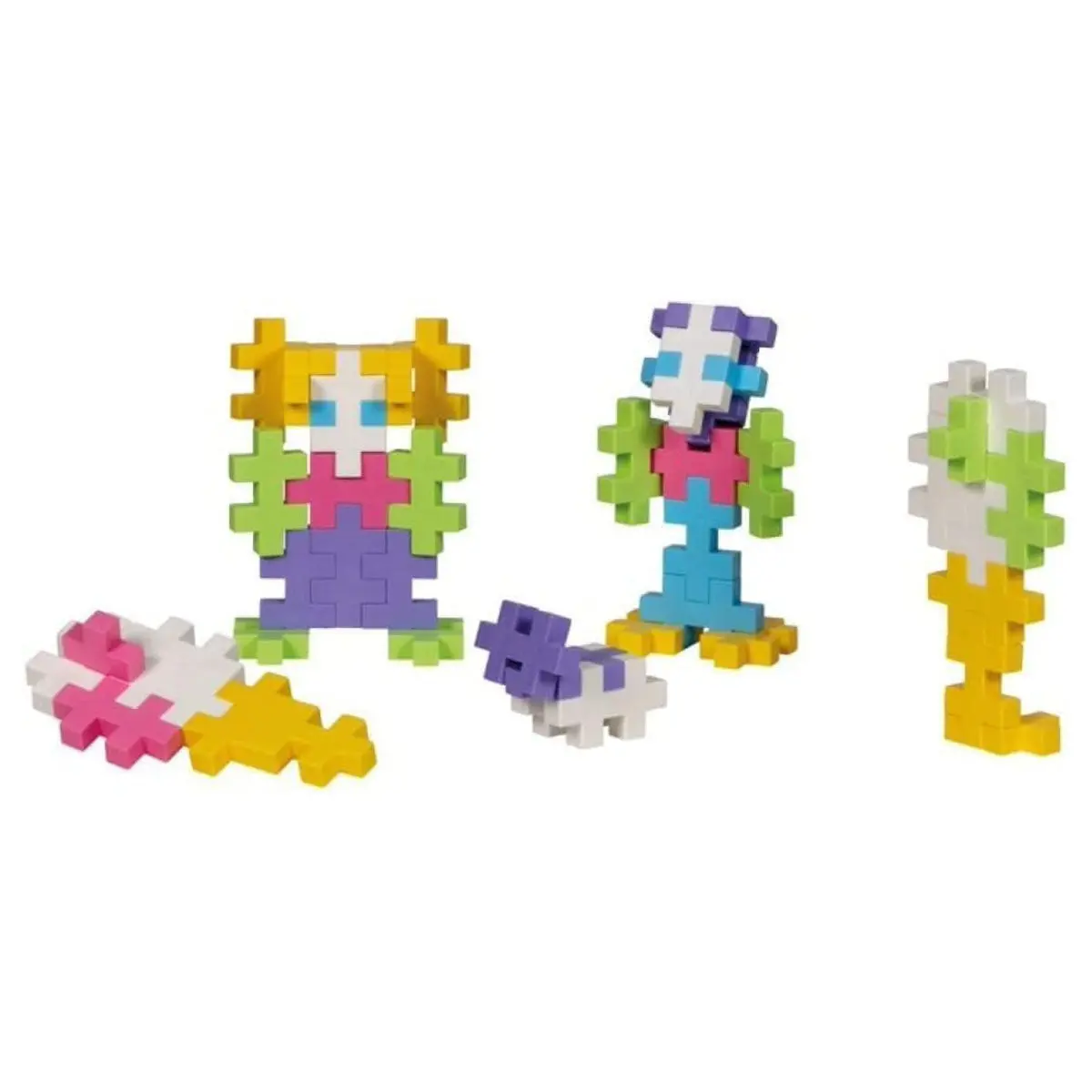 Plus-Plus Big Pastel 15 Piece Building Set 2