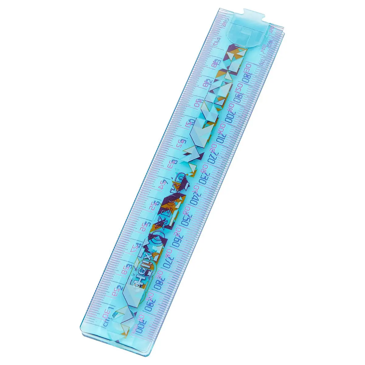 Helix Oxford Geo 30Cm Folding Ruler - Orange 1