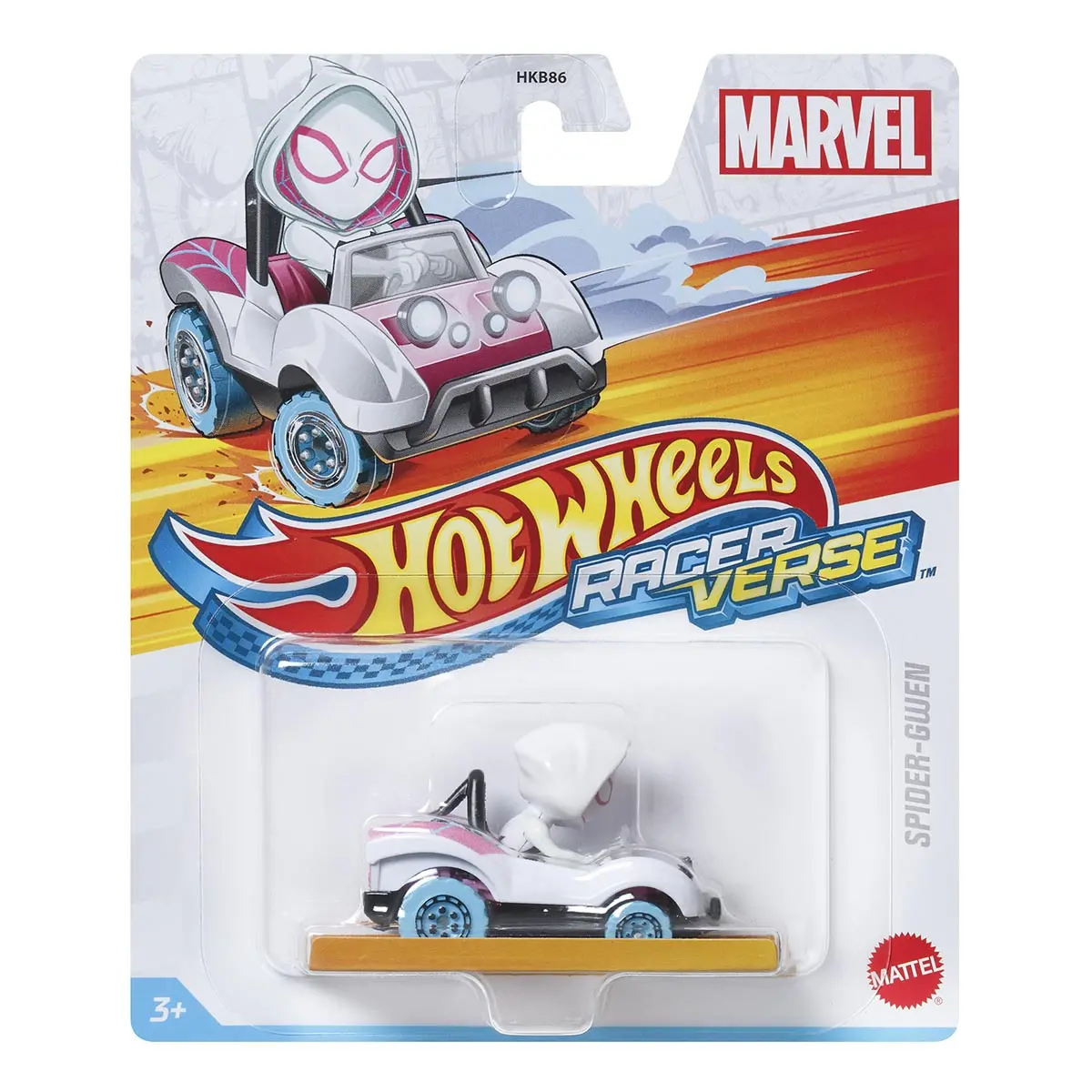 Hot Wheels Racer Verse: Marvel - Spider-Gwen Diecast Vehicle 1