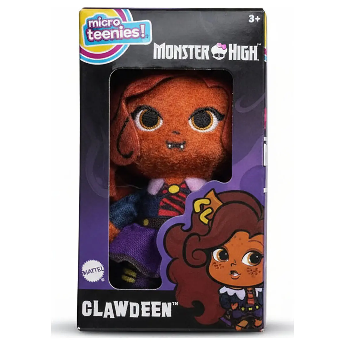 Monster High Micro Teenies Clawdeen Wolf Plush 1