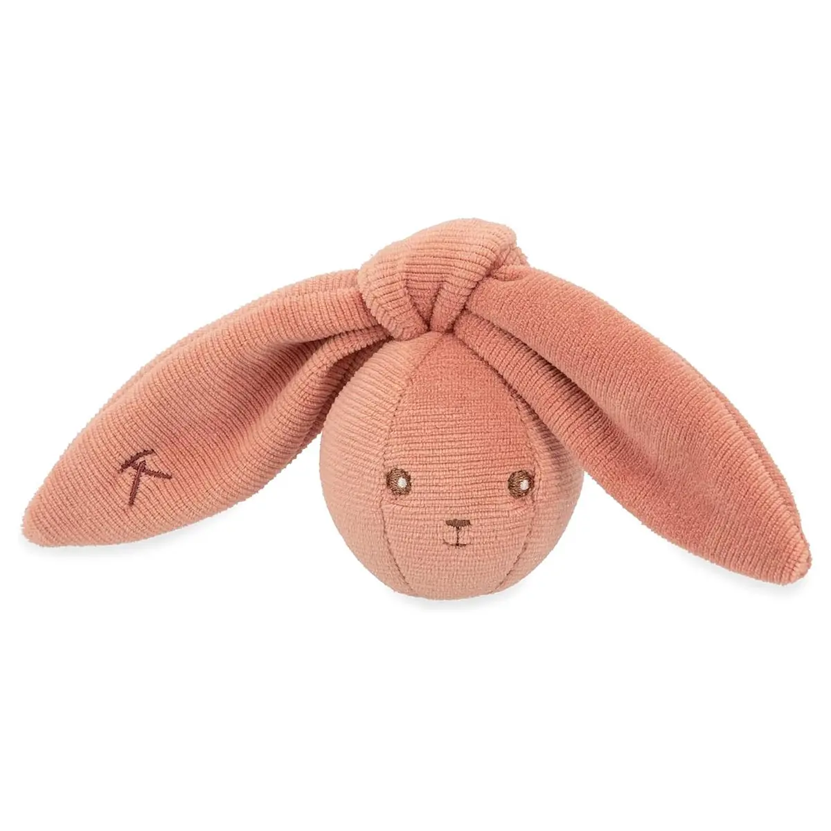 Kaloo Rabbit Rattle Ball Terracotta 1