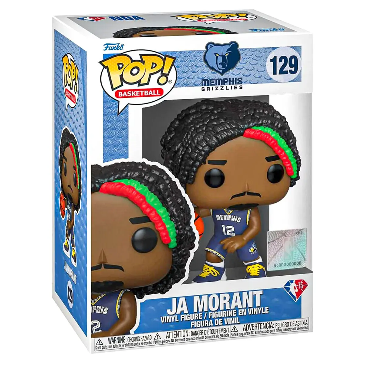 Funko Pop! Basketball: Memphis Grizzlies Ja Morant Vinyl Figure #129 1
