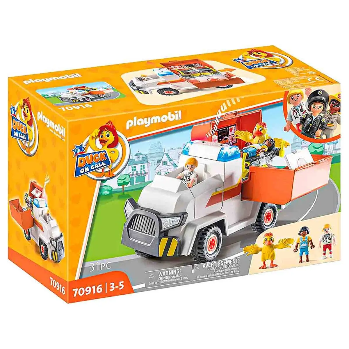 Playmobil Duck On Call Ambulance Emergency Vehicle 1