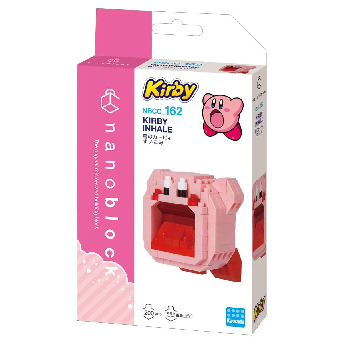 Nanoblock Kirby: Kirby Inhale Micro-Sized Building Set 1