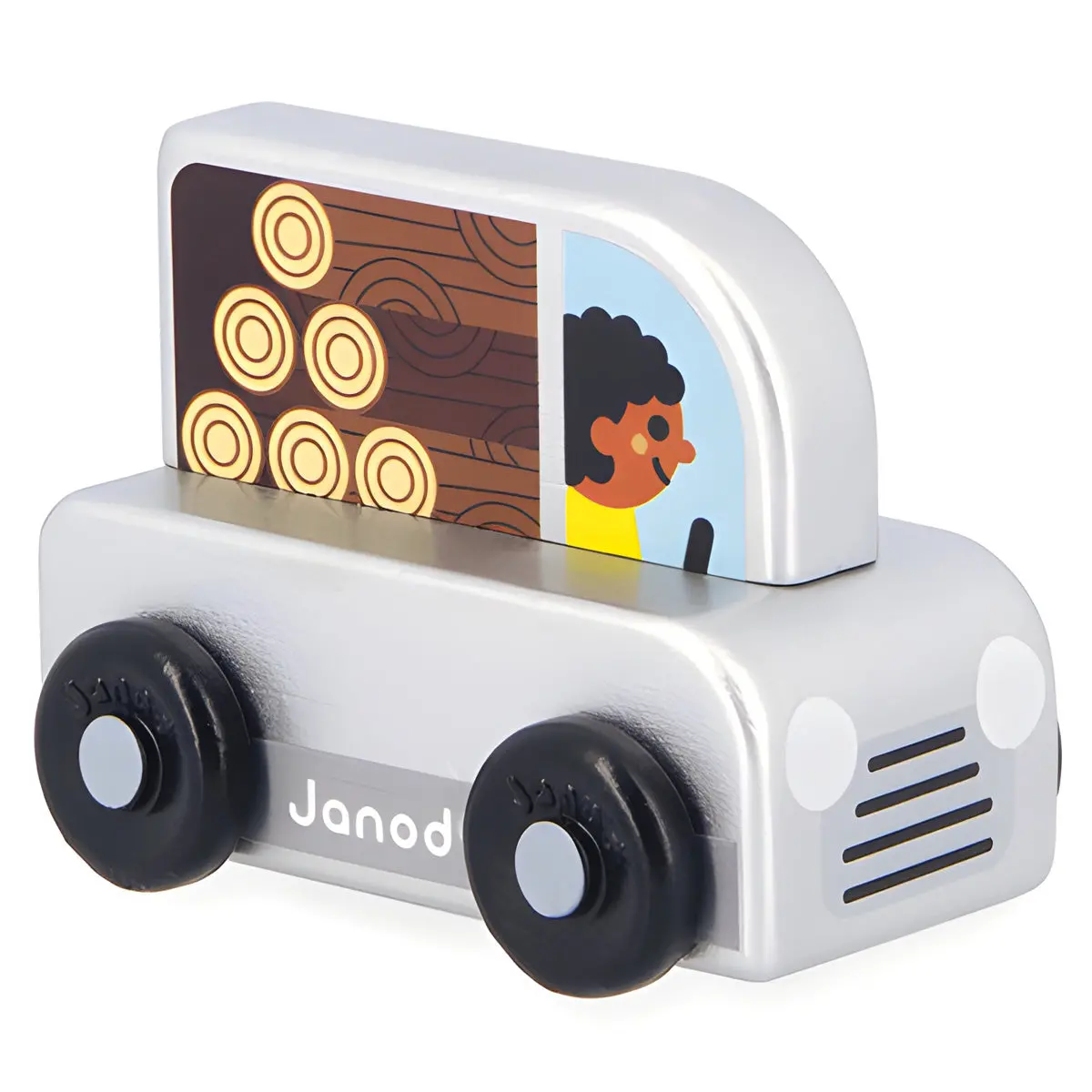 Janod Cross Roads Countryside Wooden Pick-Up Truck 1