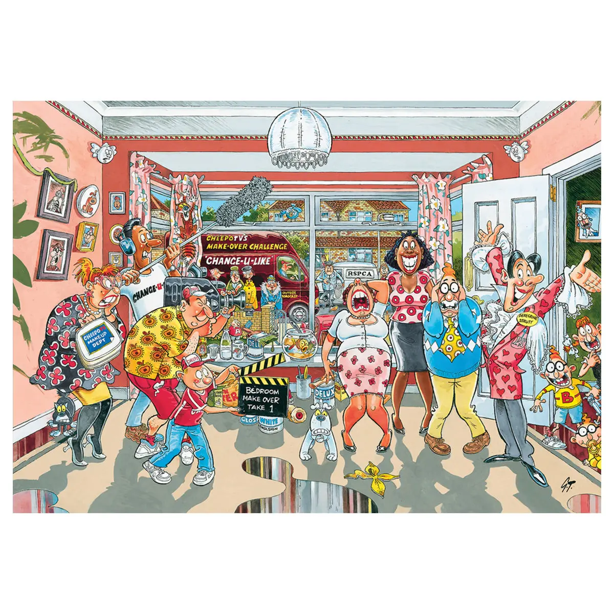 Wasgij? Original 9 Retro: Home Improvements! 1000 Piece Jigsaw Puzzle 2