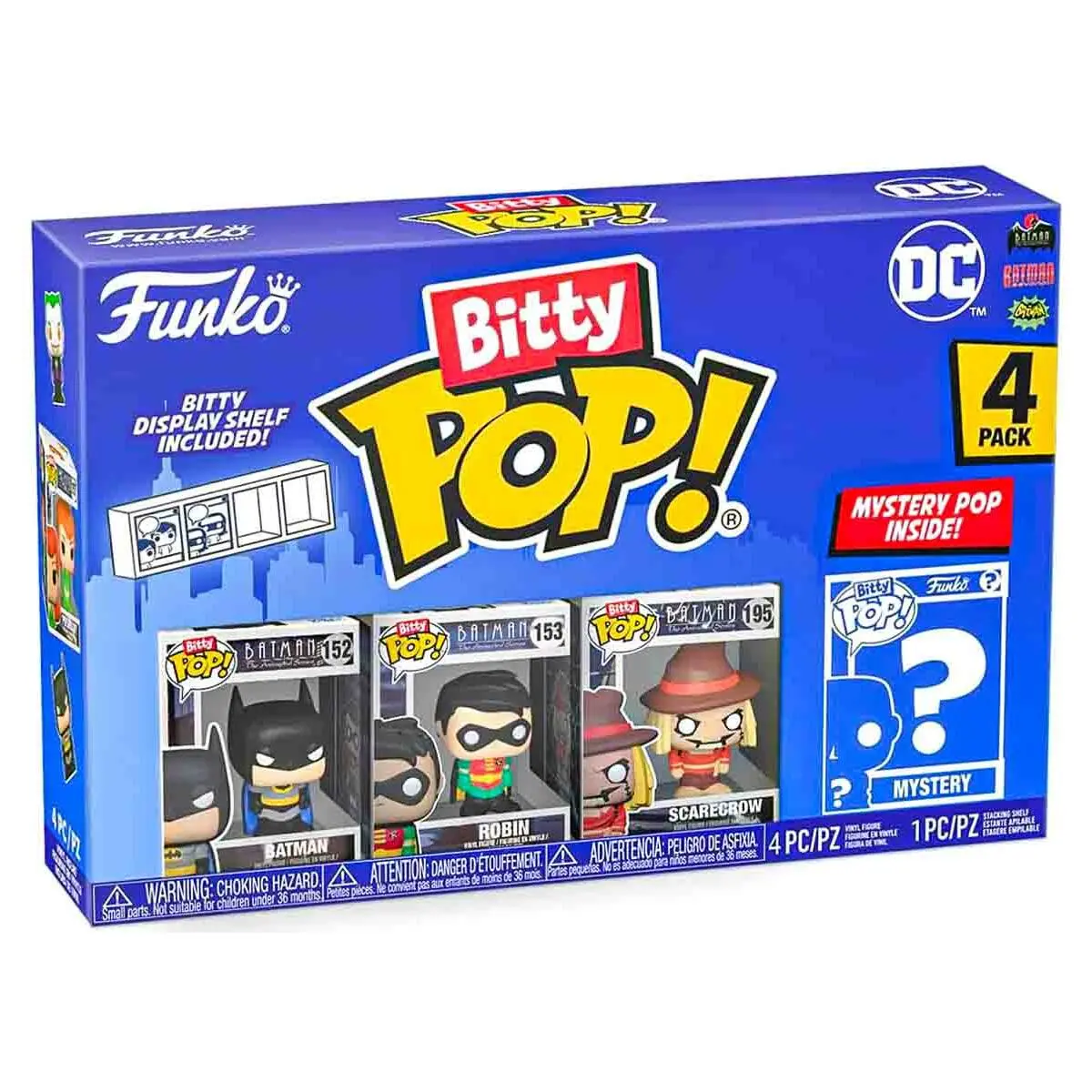 Funko Bitty Pop! Dc Comics Mini Figures Series 1 (4 Pack) 1