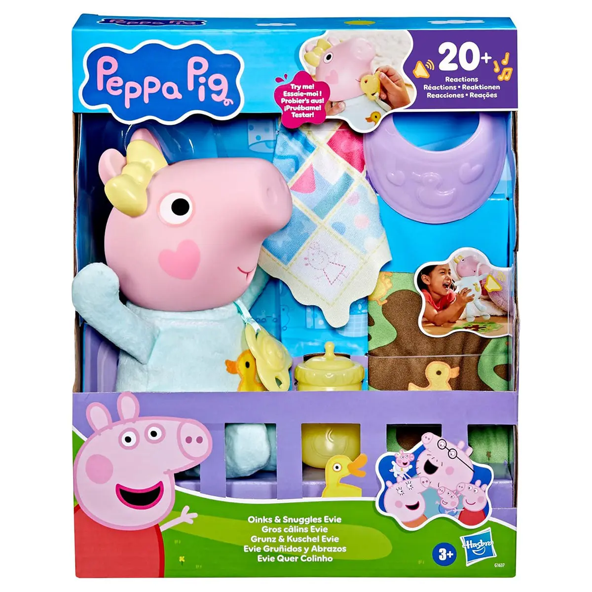 Peppa Pig Oinks And Snuggles Evie Interactive Doll 1
