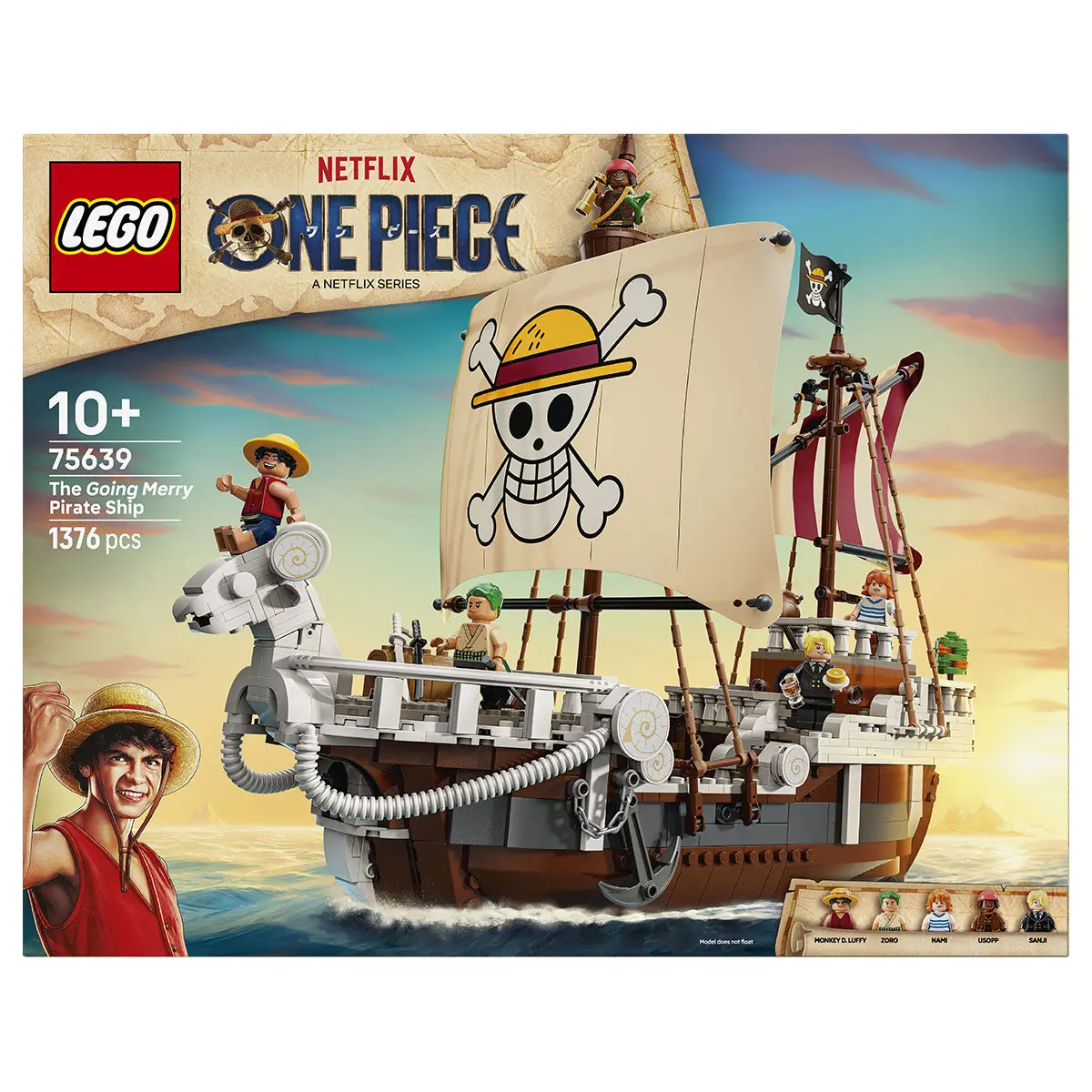 Lego One Piece: The Going Merry Pirate Ship Building Set 1