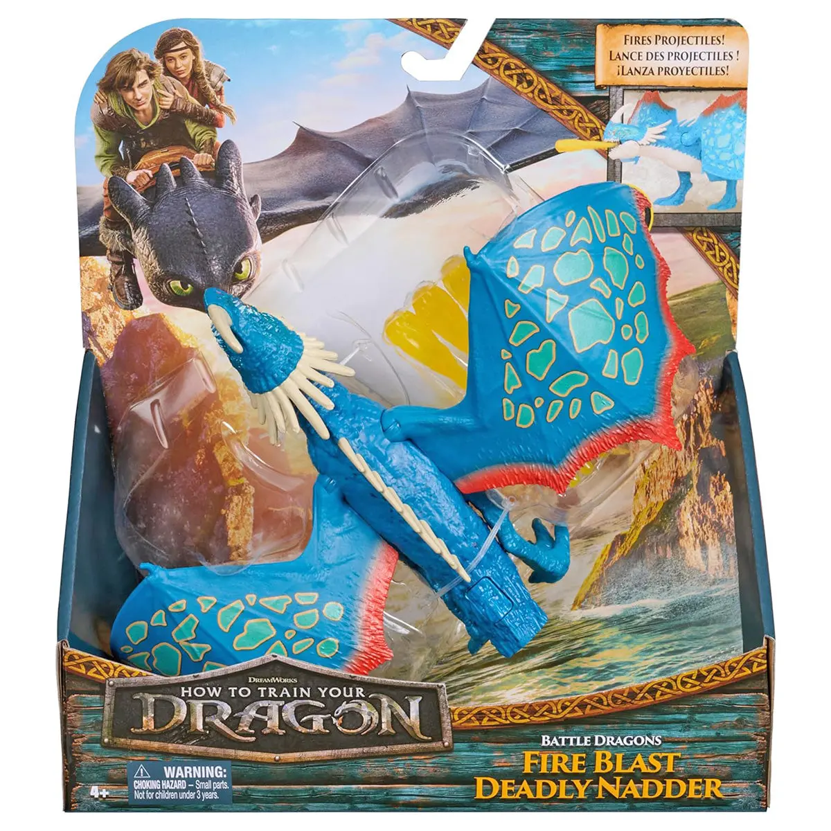 How To Train Your Dragon: Battle Dragons Fire Blast Deadly Nadder Figure 1