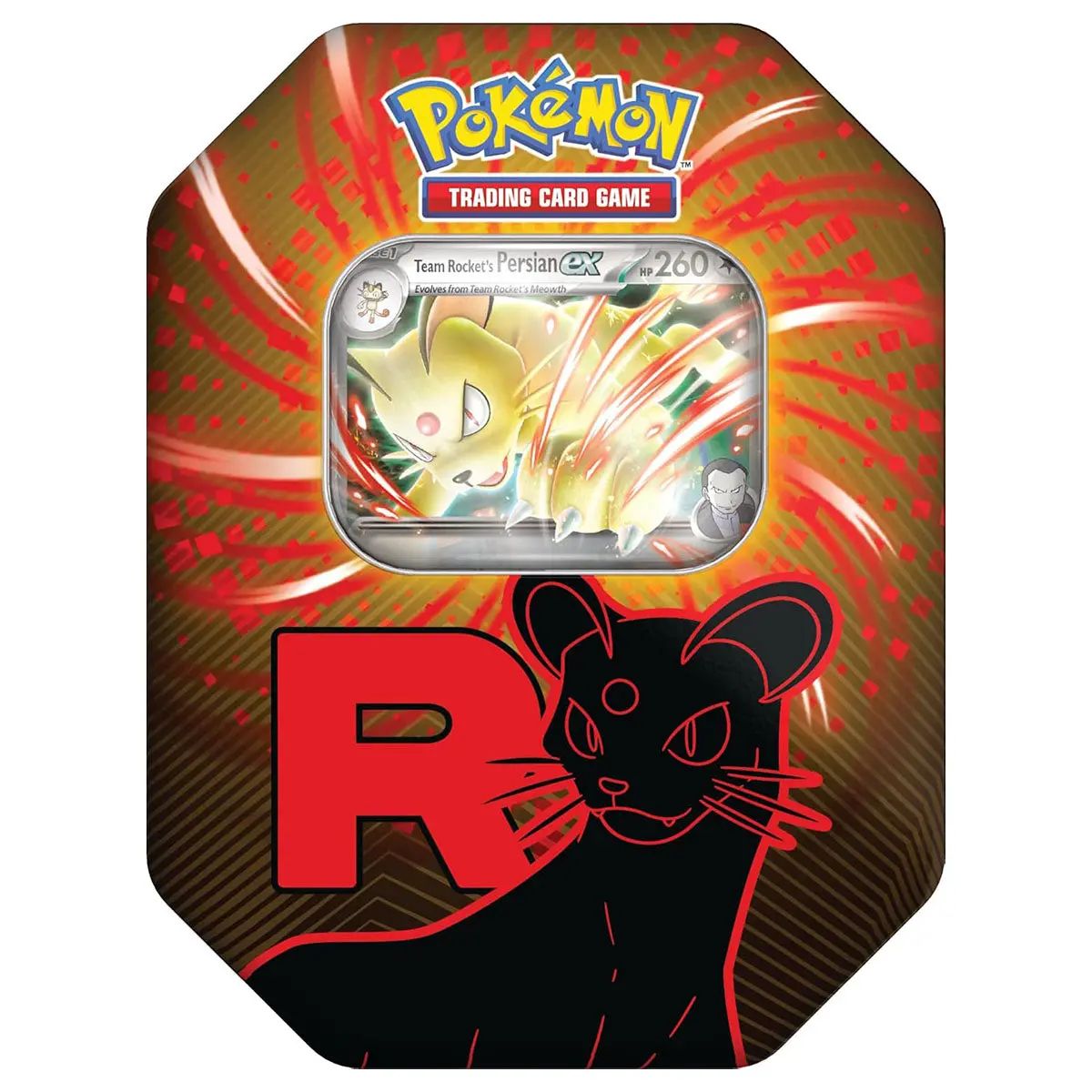 Pokémon Tcg Team Rocket Tin - Team Rocket's Persian Ex 1