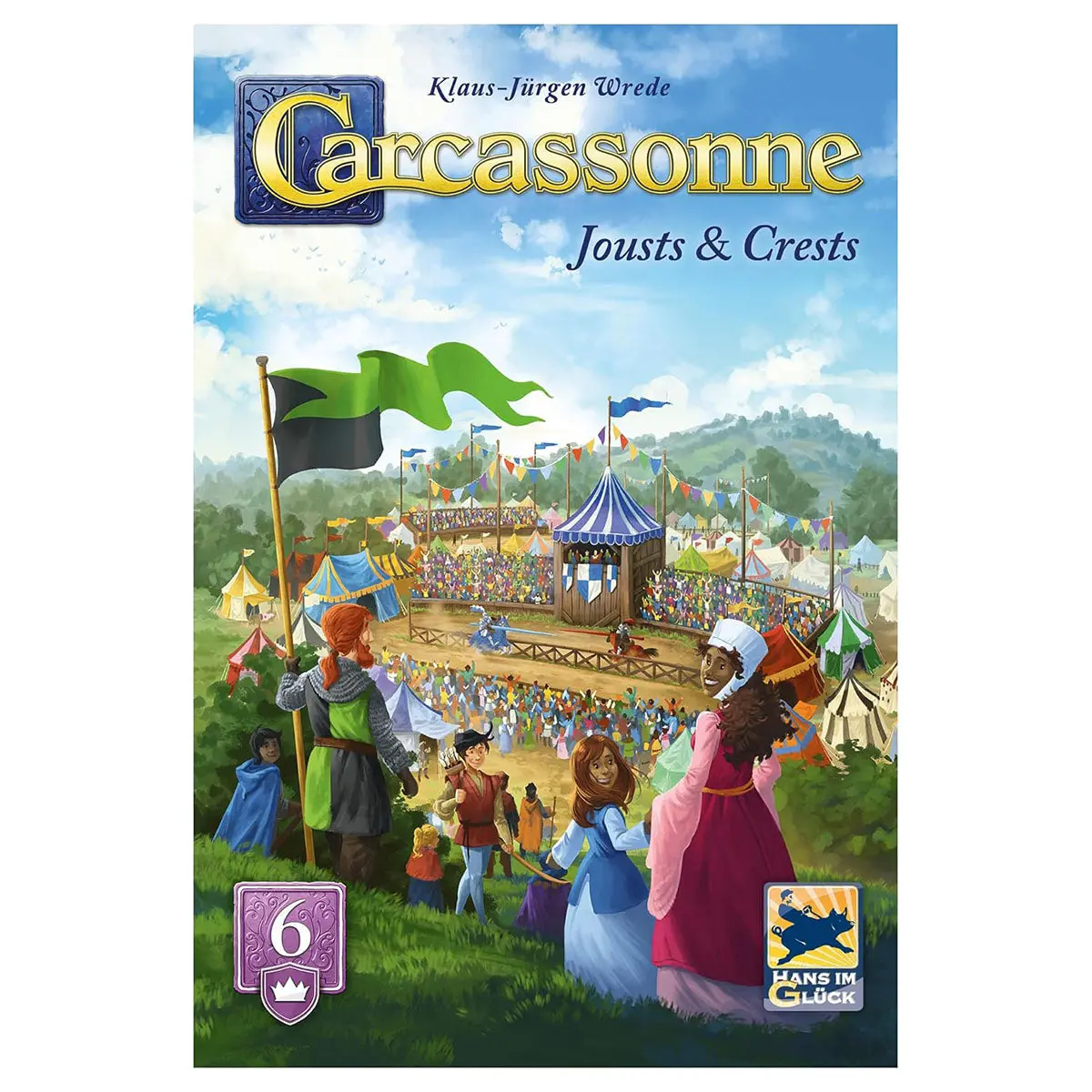 Carcassonne: Jousts & Crests Game Expansion #6 1
