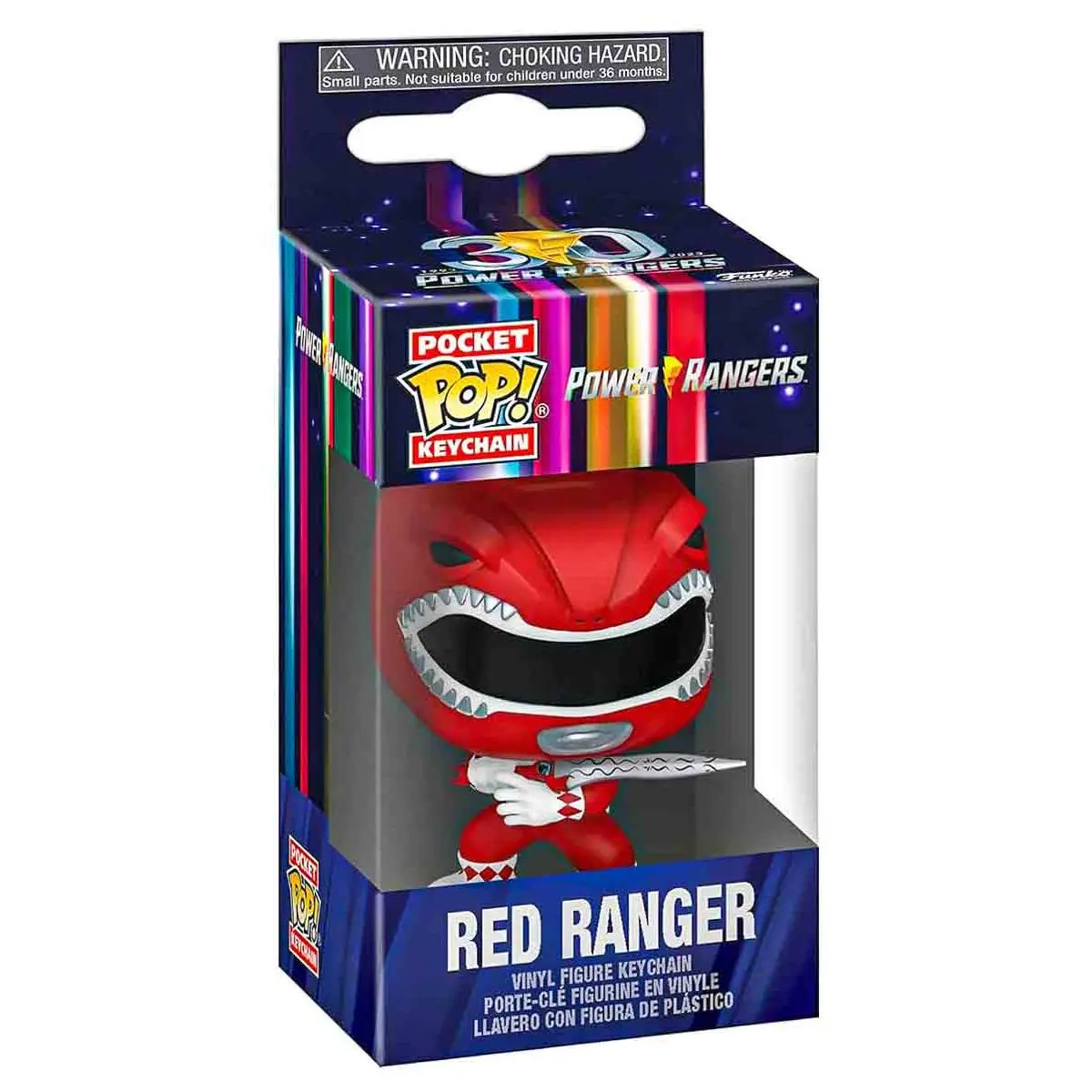 Funko Pop! Pocket Keychain: Power Rangers 30Th Anniversary: Red Ranger Vinyl Figure 1