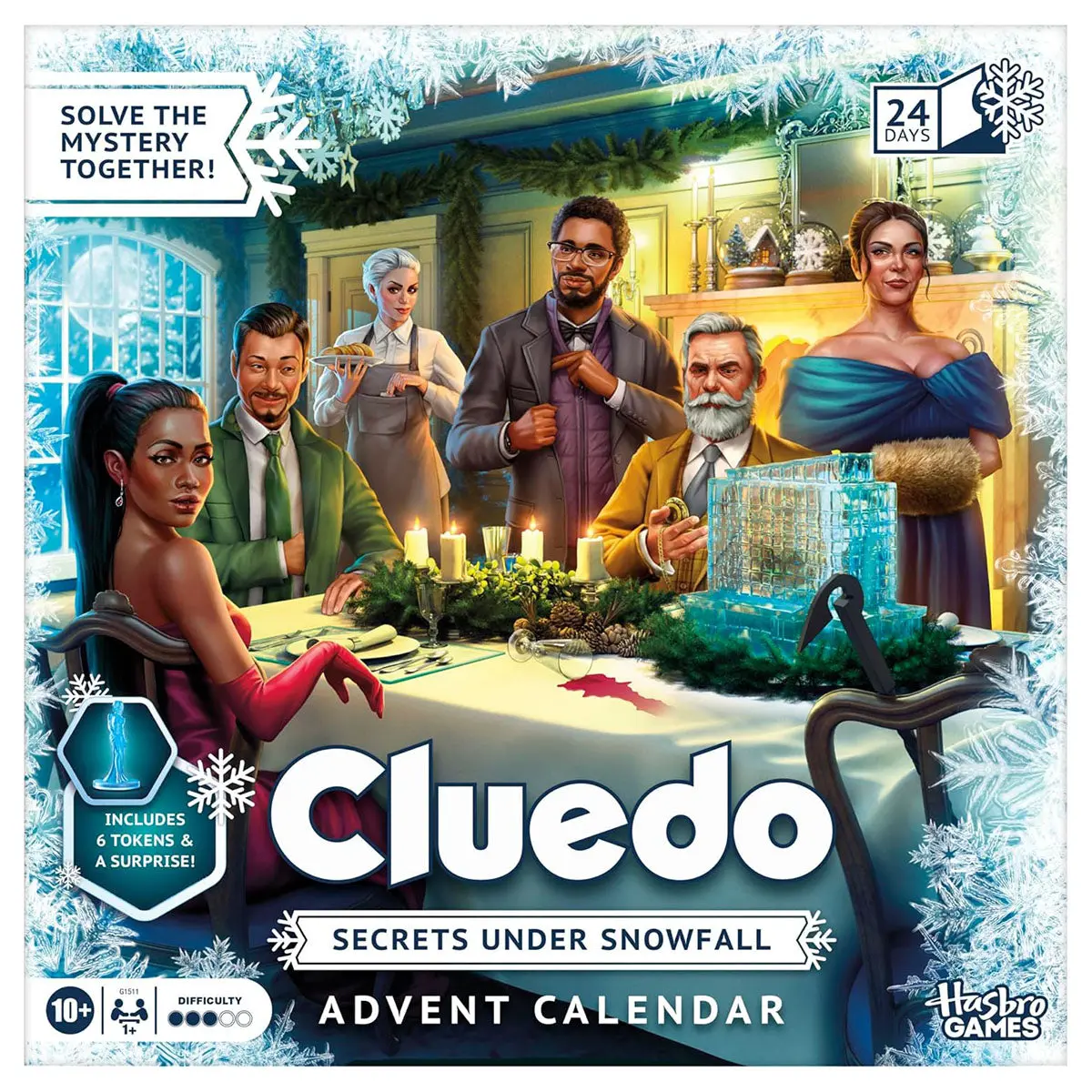 Cluedo Advent Calendar - Christmas Countdown Mystery Game With Daily Surprises 1