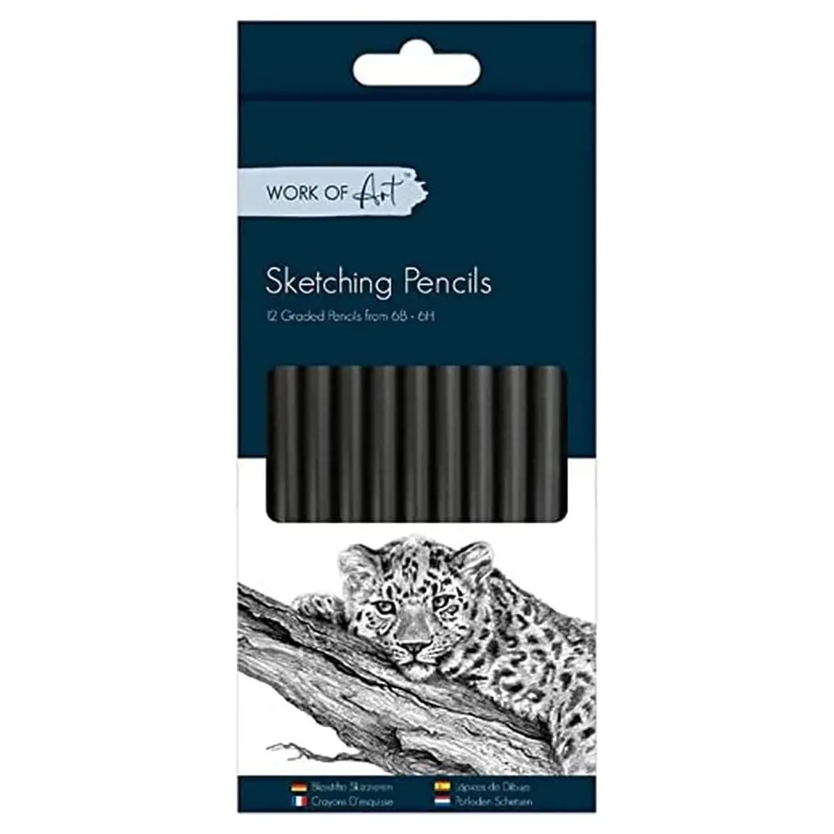 Work Of Art Sketching Pencils (12 Pack) 1