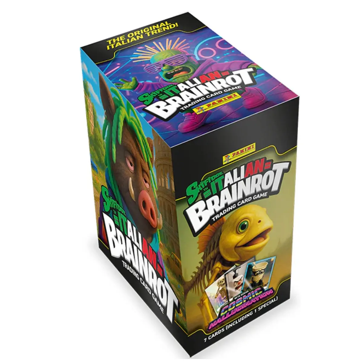 Panini Skifidol Italian Brainrot Trading Card Game Cosmic Hallucination 24 Pack Box 1