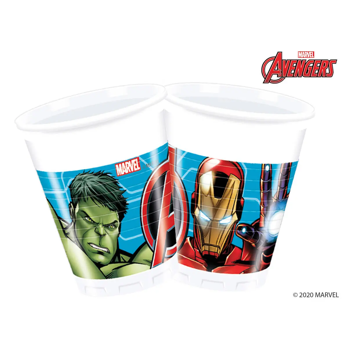 Marvel Avengers Plactic Cups Pack Of 8 1