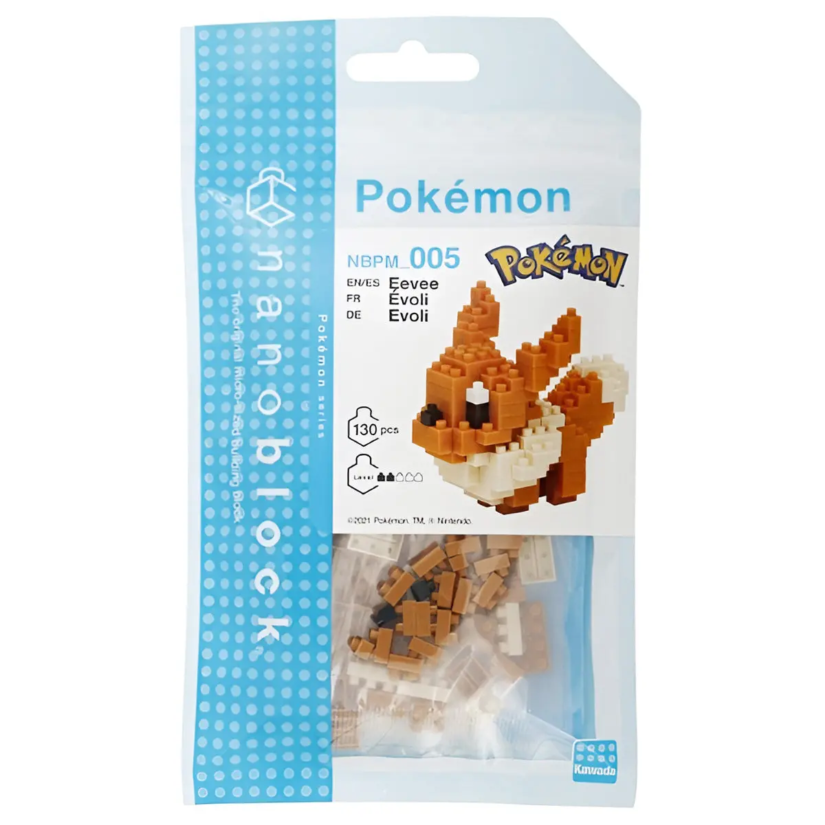 Nanoblock Pokémon: Eevee Micro-Sized Building Set 1
