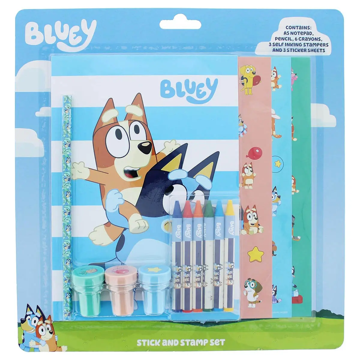 Bluey Stick & Stamp Set 1