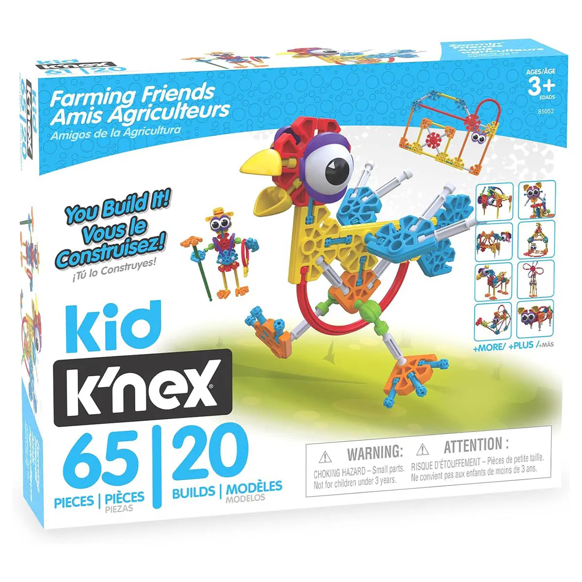 Kid K'nex Farming Friends 20 Model Building Set 1
