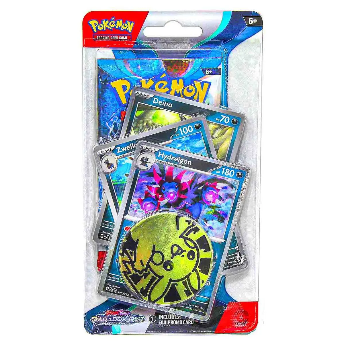 Pokémon Tcg: Scarlet & Violet 4: Paradox Rift: Checklane Display Hydreigon 1