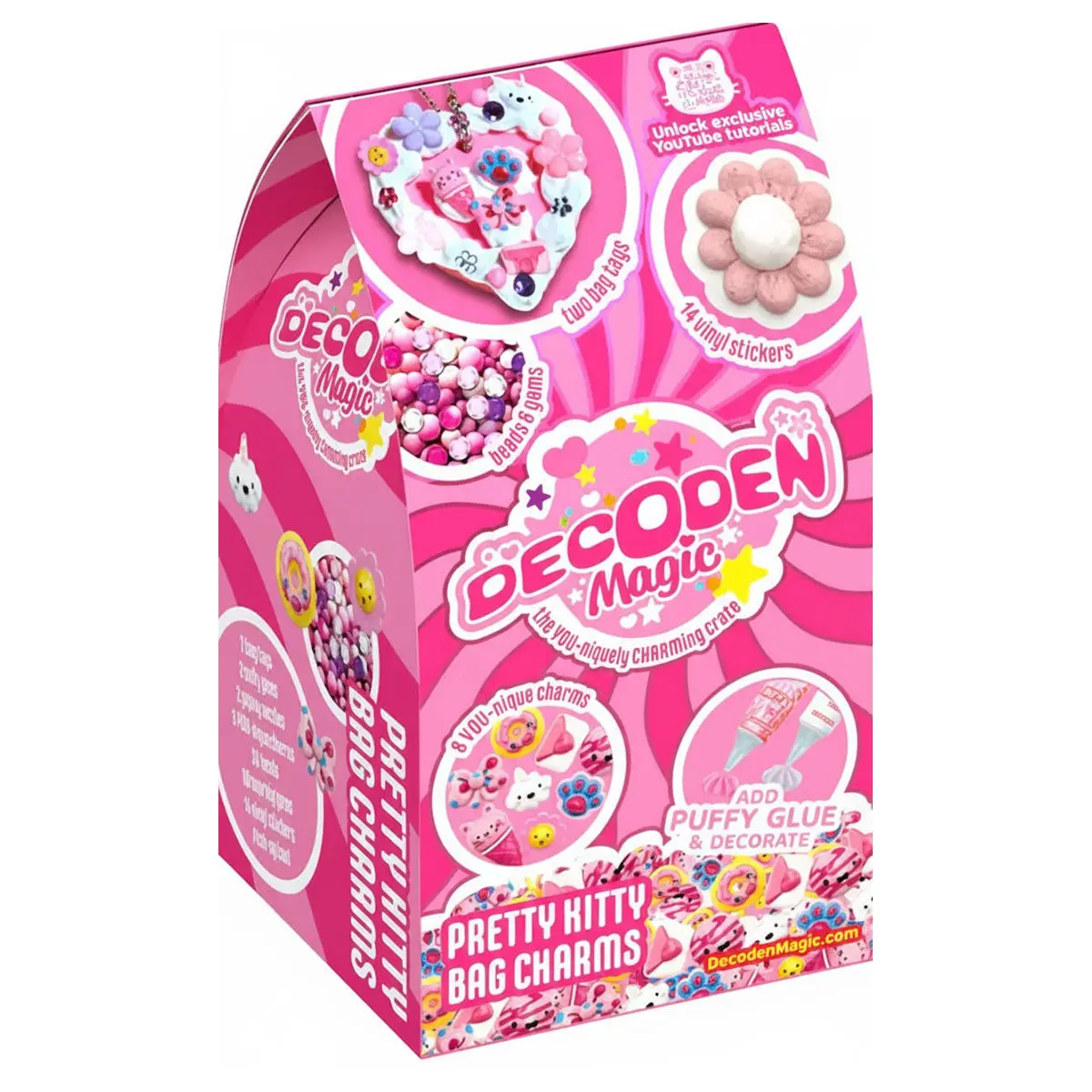 Decoden Magic Pretty Kitty Bag Charms Kit 1