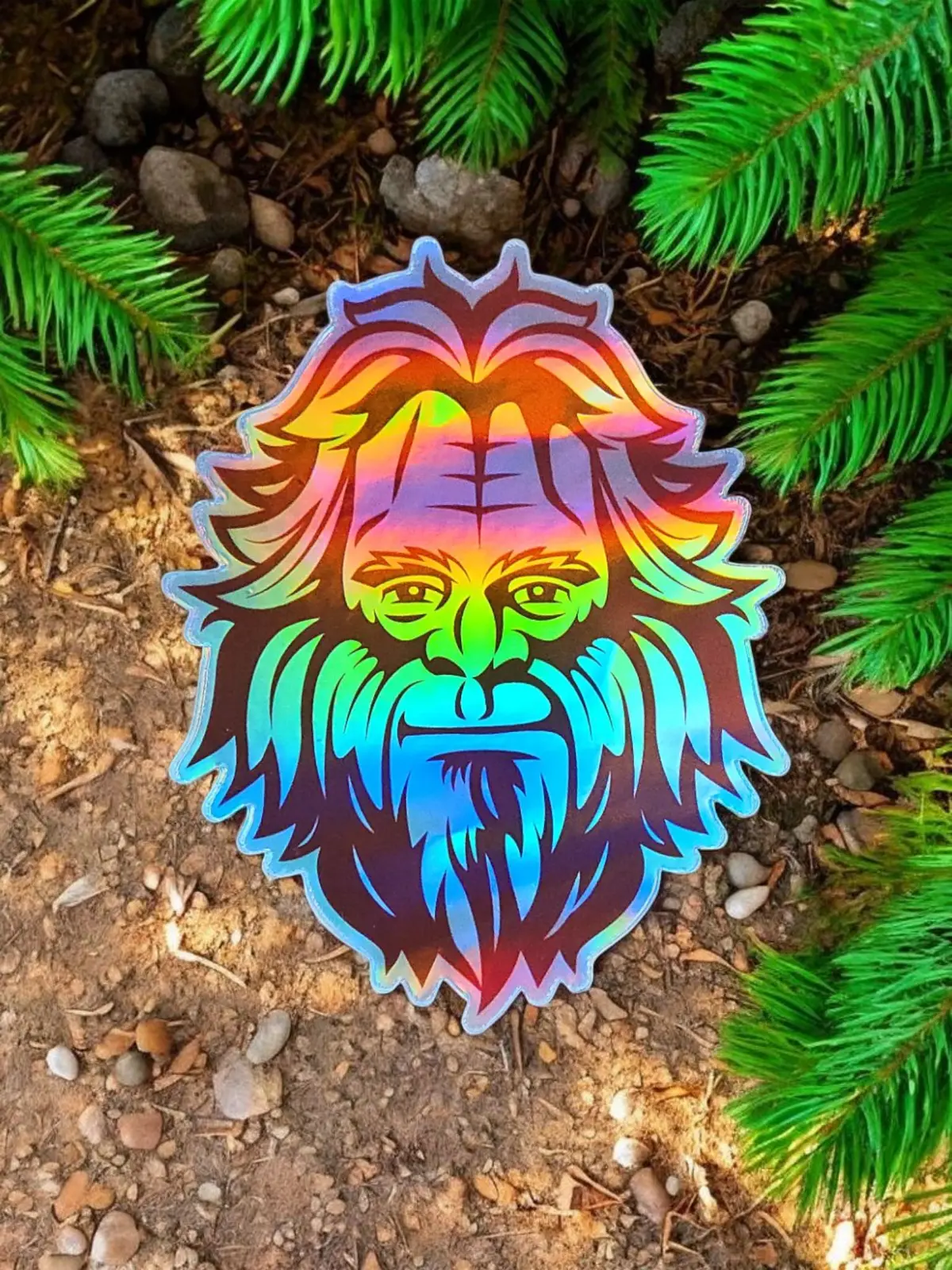 Rbo Holographic Sasquatch Sticker 1