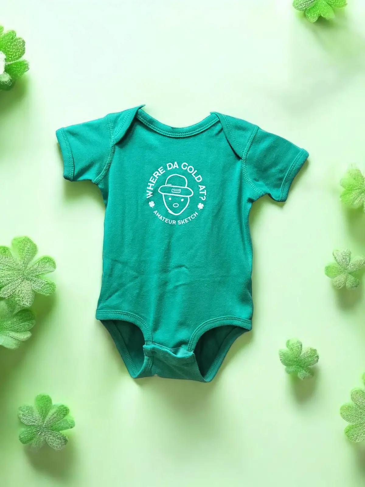 Rbo Crichton Leprechaun Amateur Sketch Onesie 1