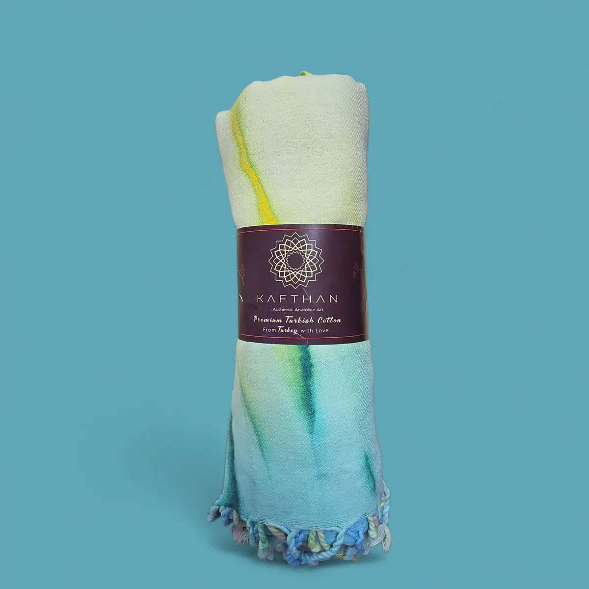 Kafthan Turkish Towel-Tie Dye(Purple) 1