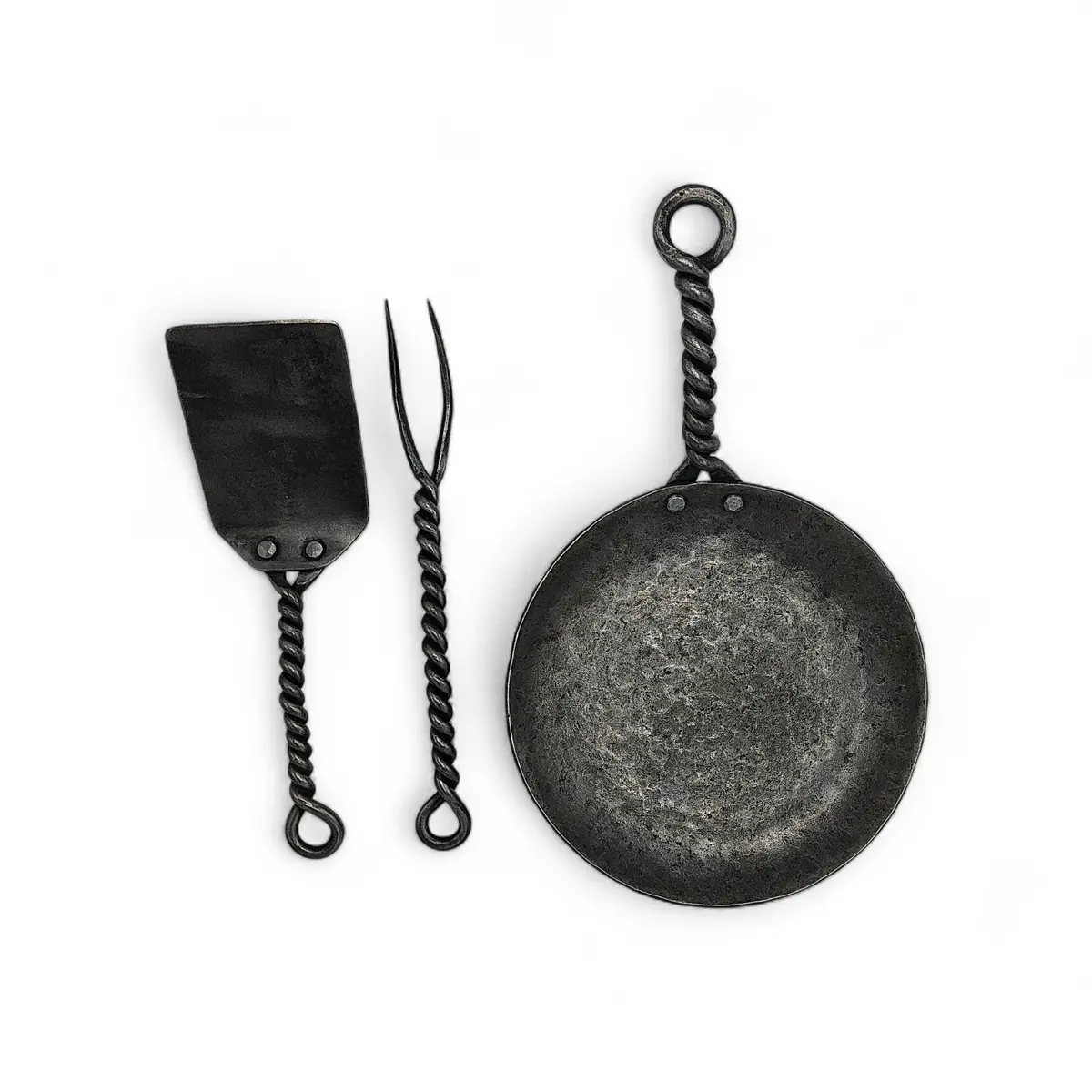 Three Piece Fry Pan Cook Set , 1