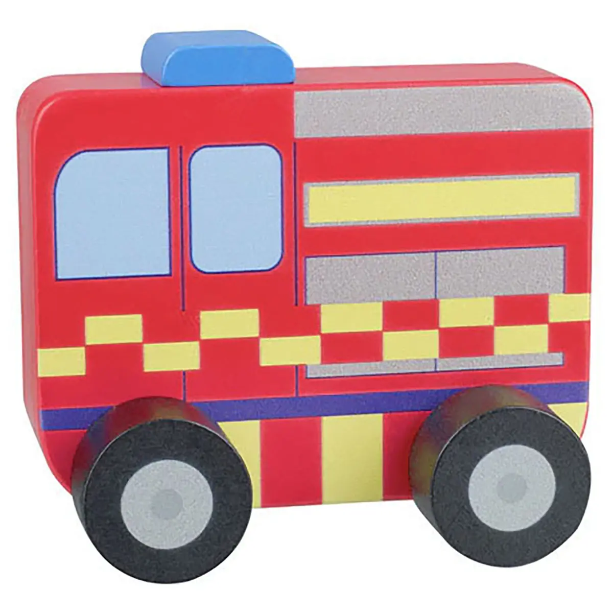 Orange Tree Toys Wooden Fire Engine 1