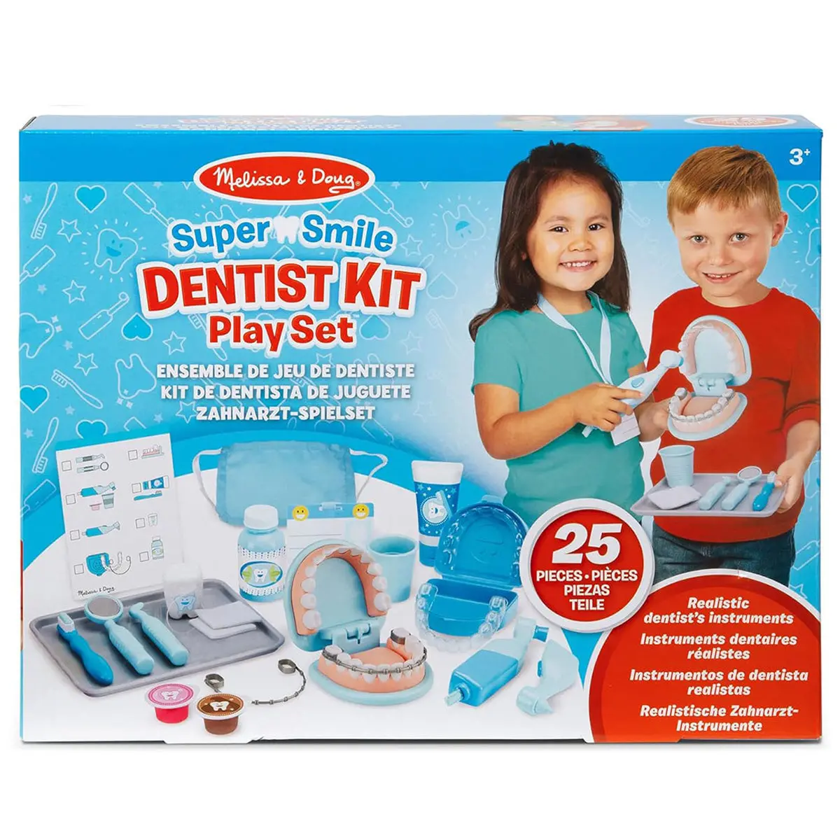 Melissa & Doug Super Smile Dentist Kit Play Set 1