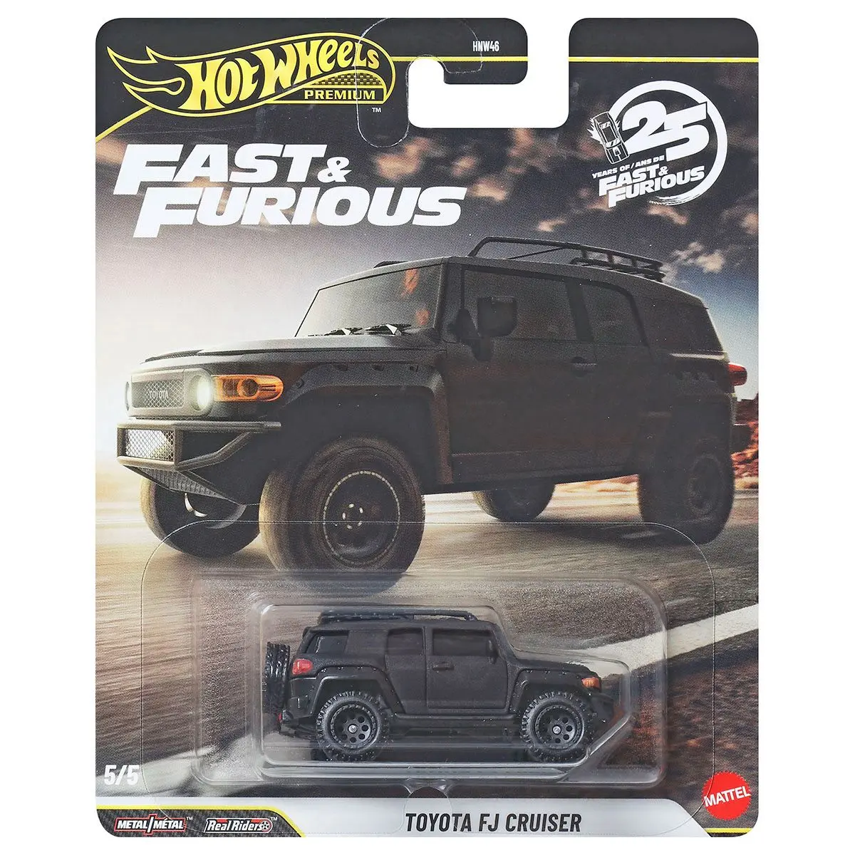Hot Wheels Fast & Furious 25Th Anniversary Toyota Fj Cruiser Car (5/5) 1