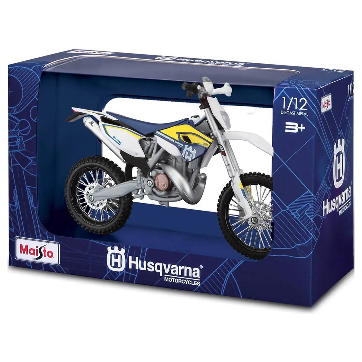 Maisto Husqvarna Fe501 Motorcycle 1:12 Diecast Metal Model 1