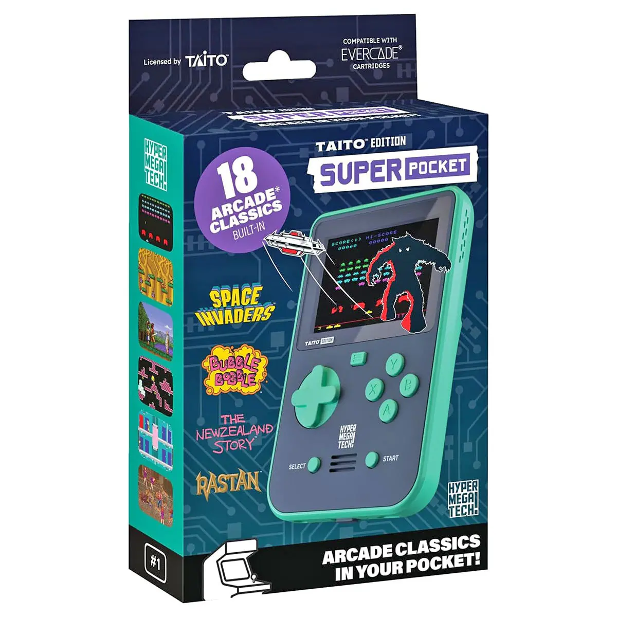 Evercade Taito Edition Super Pocket Video Game 1