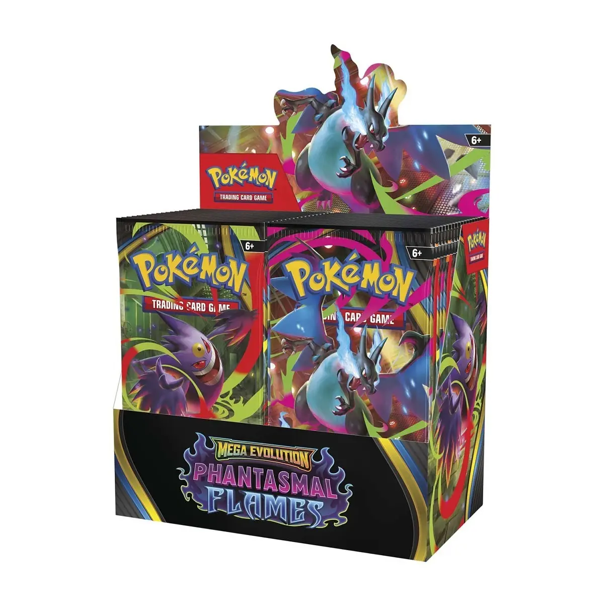 Pokemon Tcg: Mega Evolution Phantasmal Flames Booster Box (36 Booster Packs) 1
