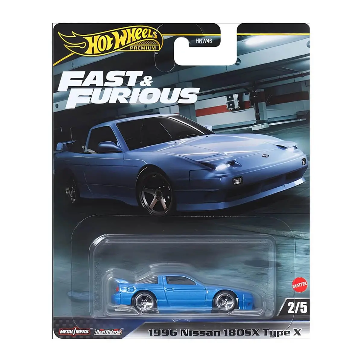 Hot Wheels Fast & Furious 1996 Nissan 180Sx Type X Car (2/5) 1