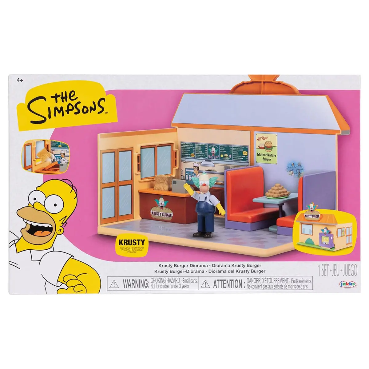The Simpsons Krusty Burger Diorama Playset 1