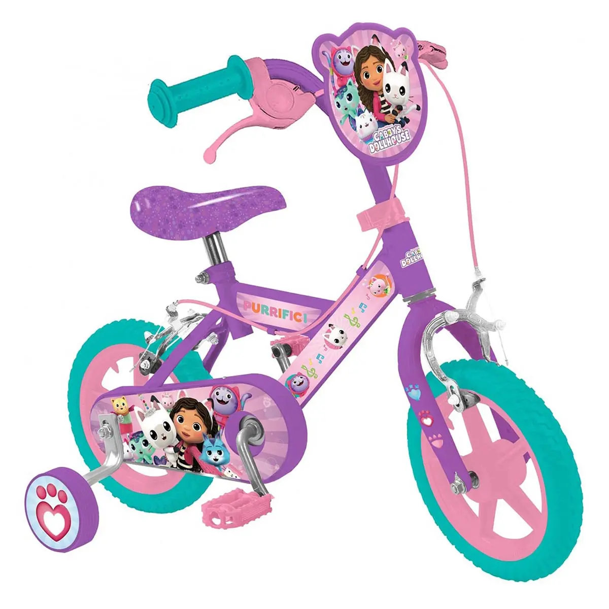 Gabby's Dollhouse My First 12" Bike With Removable Stabilisers 1