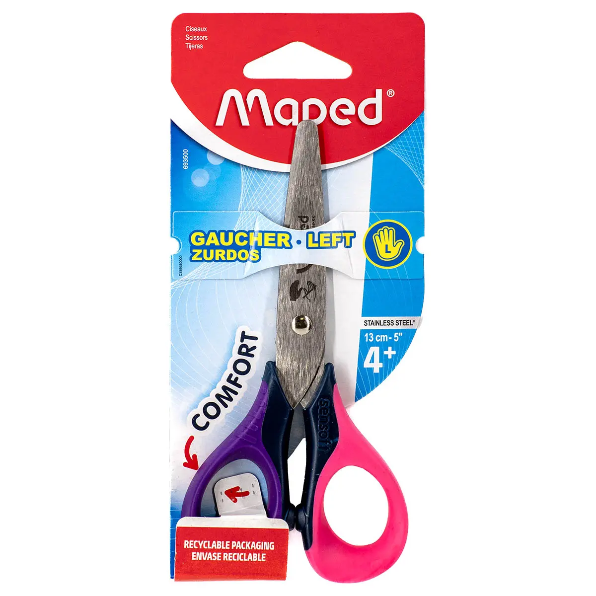 Maped Sensoft 3D Left Handed Scissors 1