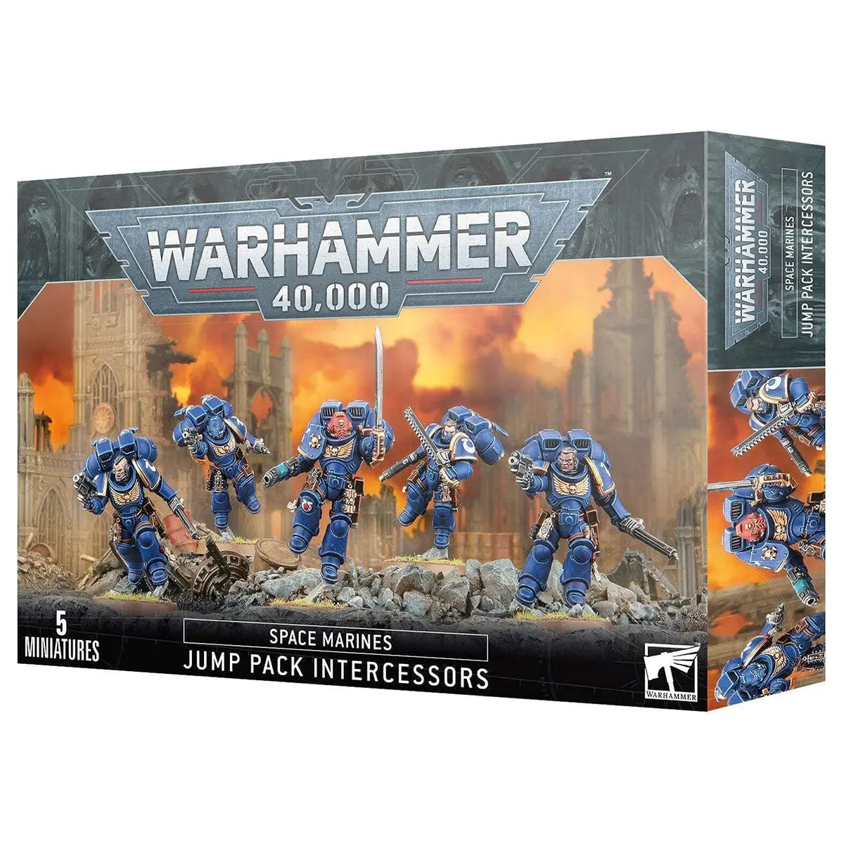 Warhammer 40,000 Space Marines: Jump Pack Intercessors Miniatures Set 1