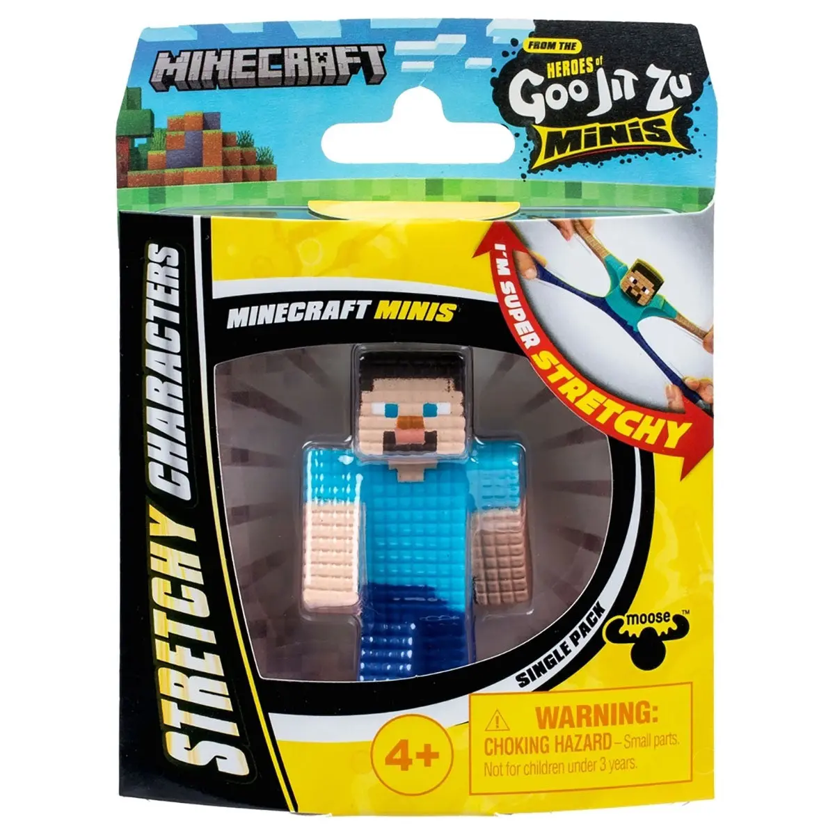 Heroes Of Goo Jit Zu: Minecraft Minis Steve Stretch Figure 1