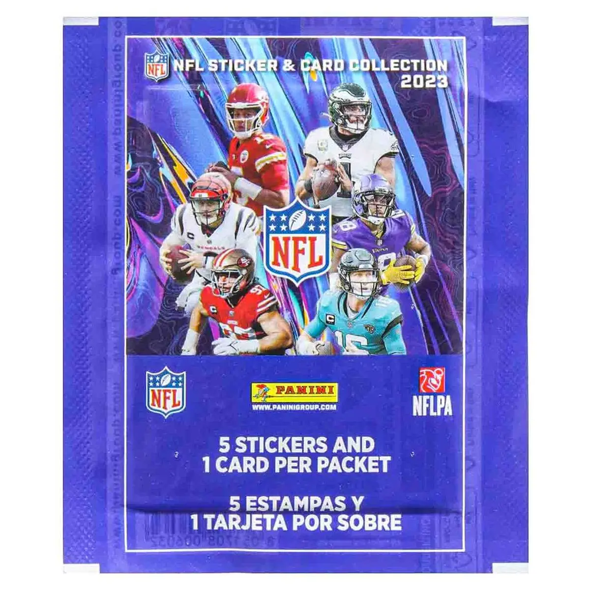 Panini Nfl 2023/24 Sticker & Card Collection Single Pack 1