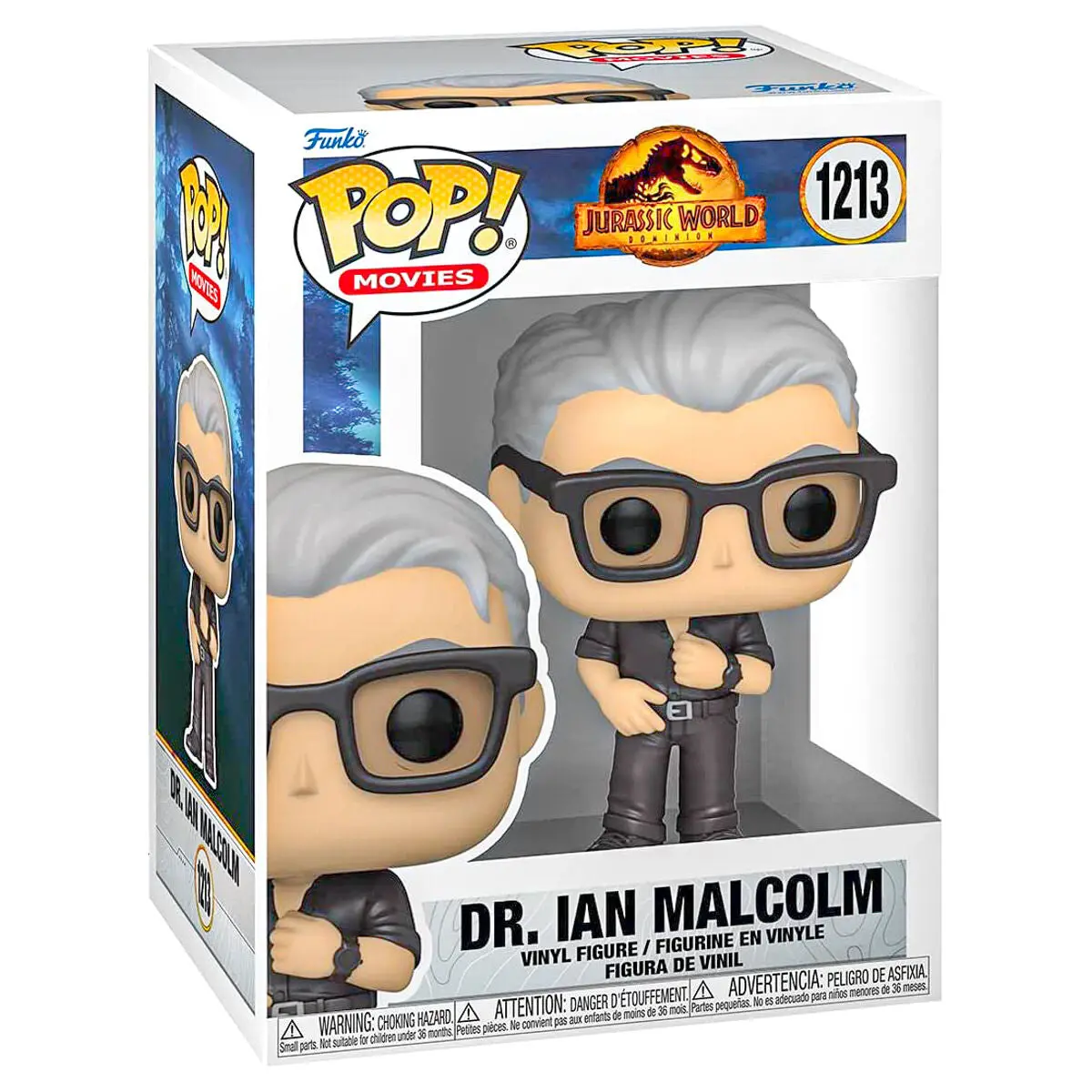 Funko Pop! Movies: Jurassic World: Dominion Dr. Ian Malcolm Vinyl Figure #1213 1
