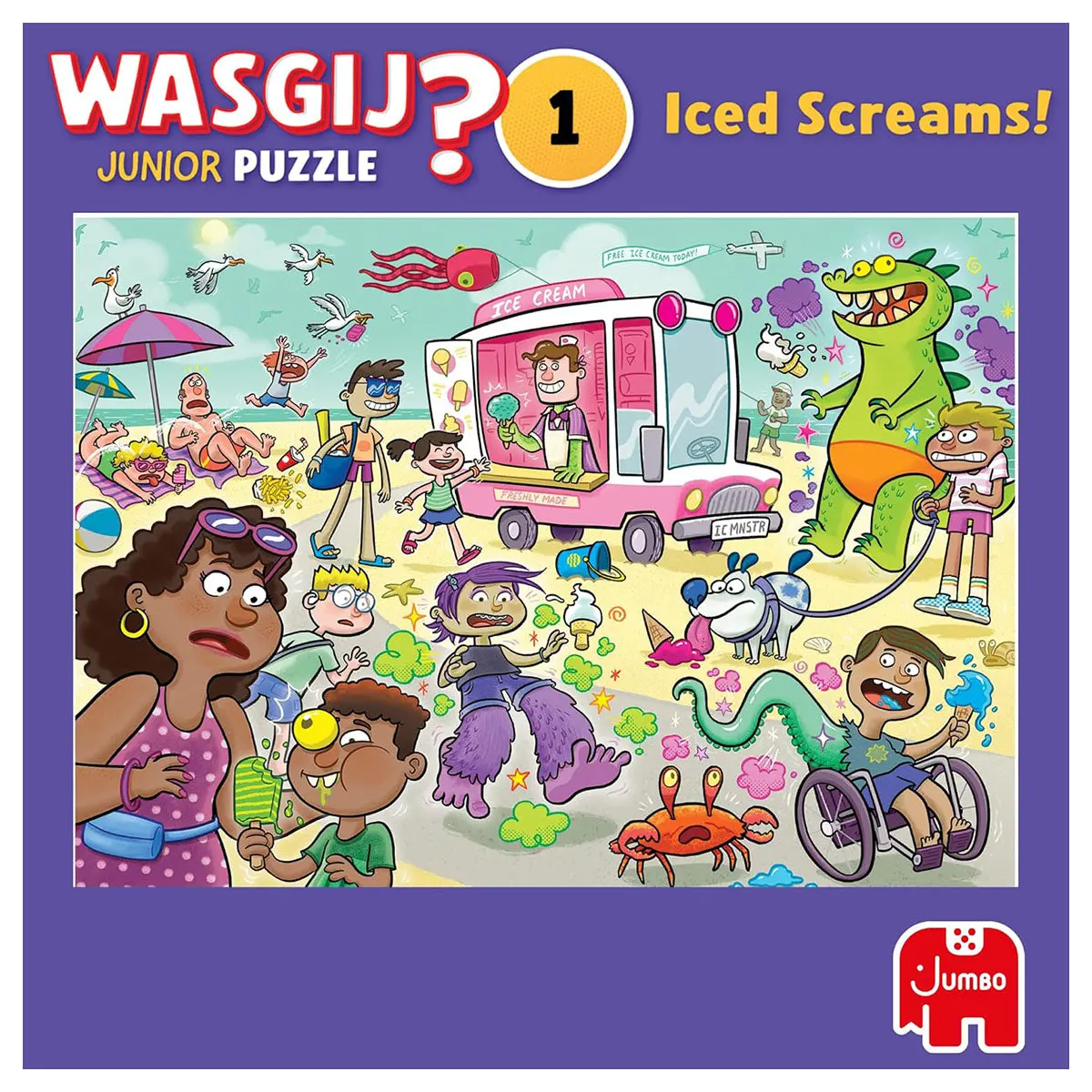 Wasgij Junior 1 Iced Screams! 240 Piece Jigsaw Puzzle 2