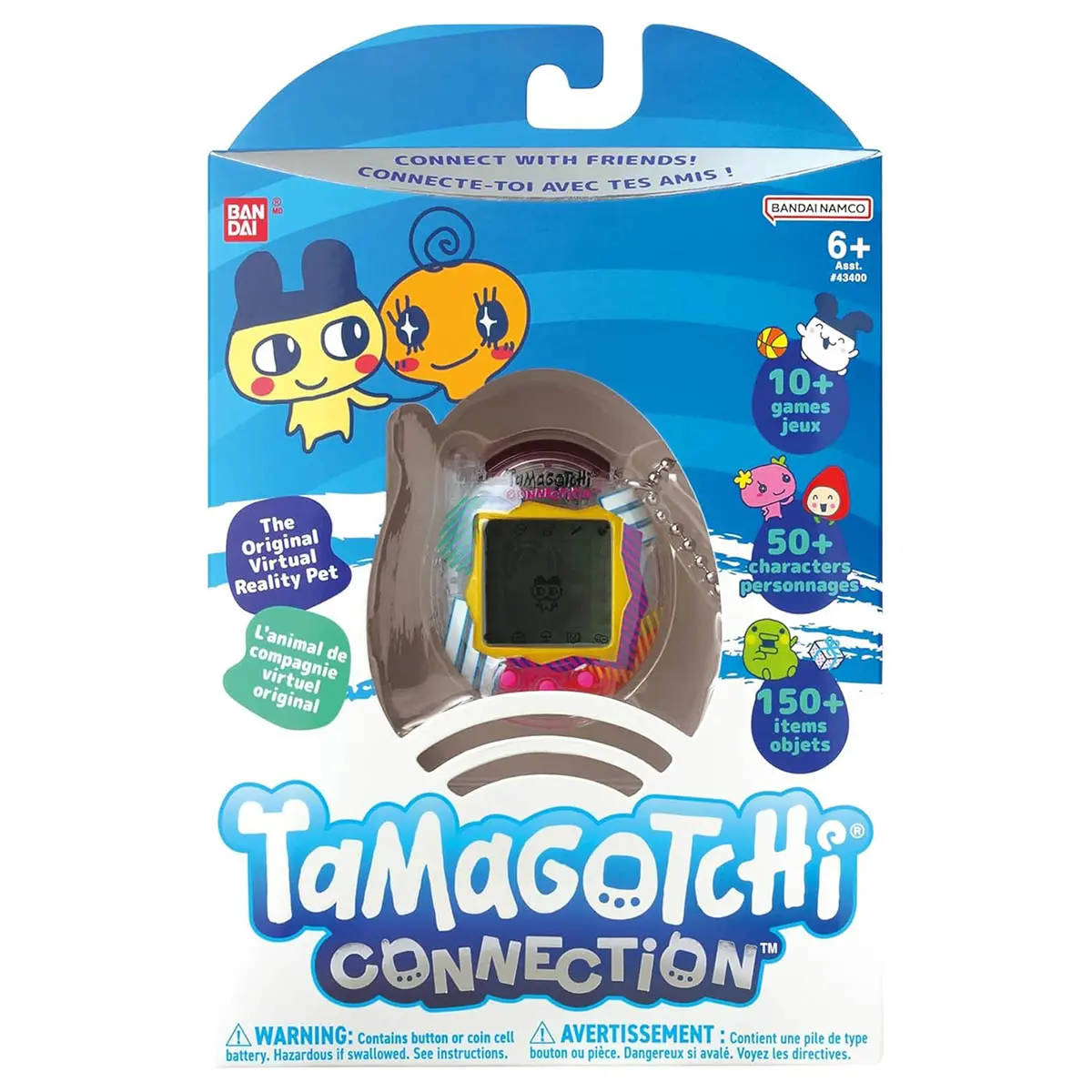 Tamagotchi Connection Clear Retro Virtual Reality Pet 1