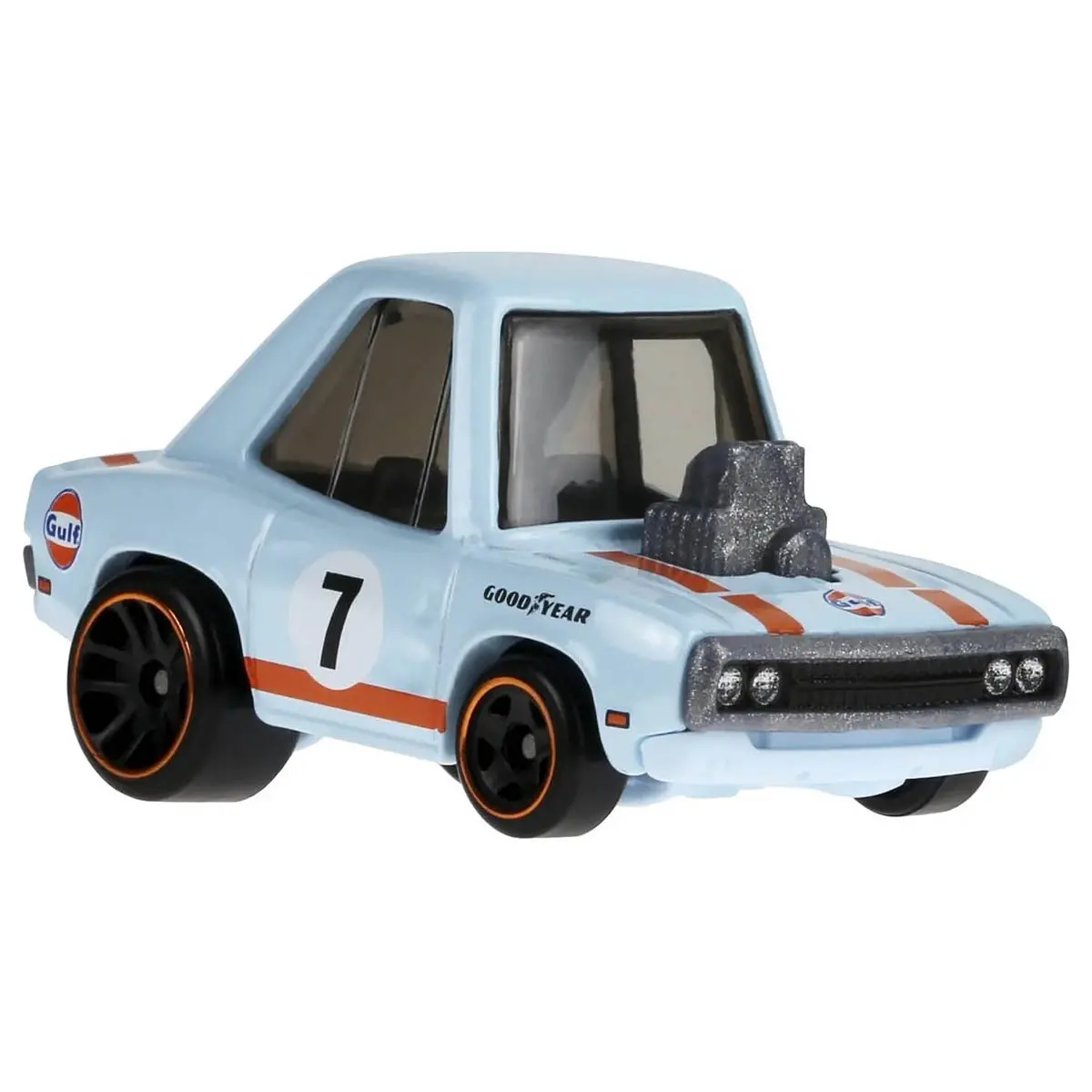 Hot Wheels Gulf Muscle Tooned '70 Dodge Charger Car (2/5) 2